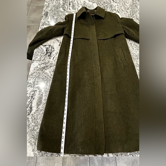 Women's Olive Green jacket virgin wool made in Austria Schneiders Salzburg - Picture 12 of 16